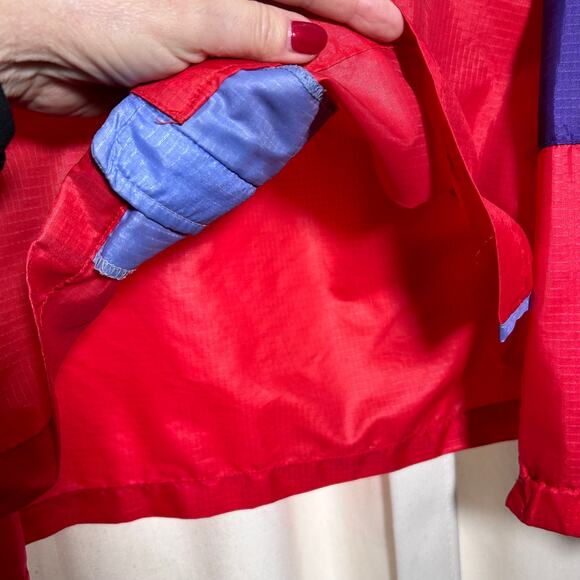 Marmot Women's Windbreaker Rain‎ Coat Shell Packable Red Purple Size Large - Picture 5 of 15